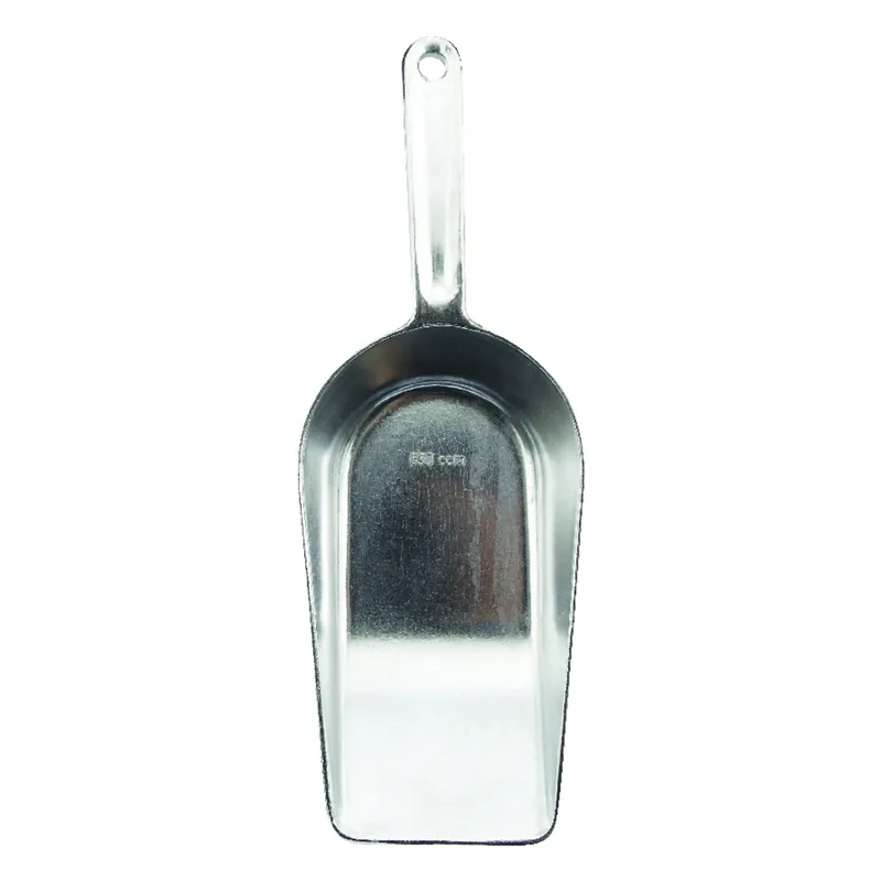 8.3 Oz. Heavyweight Aluminum Flat Bottom Scoop For Bulk Foods And Pet Supplies