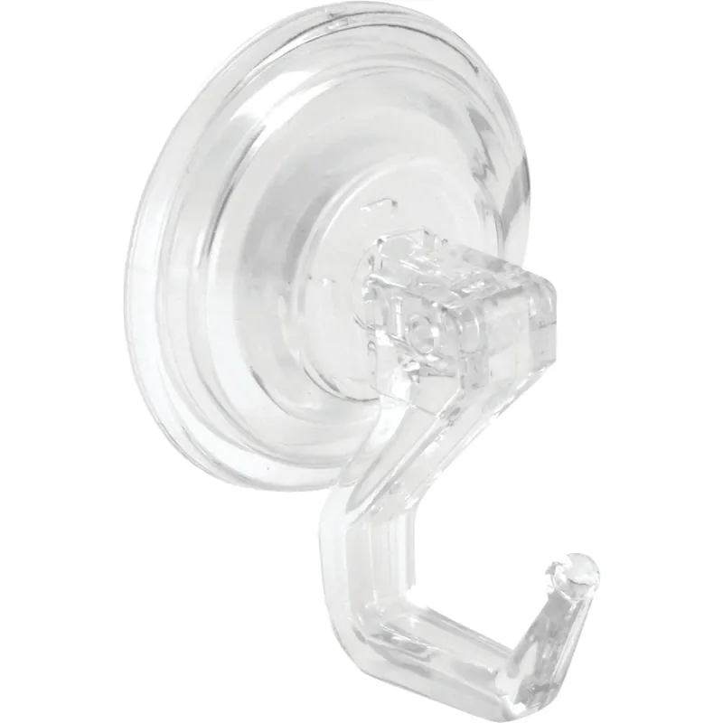 IDesign 3 In. H X 2 In. W X 2 In. L Clear Robe Hook