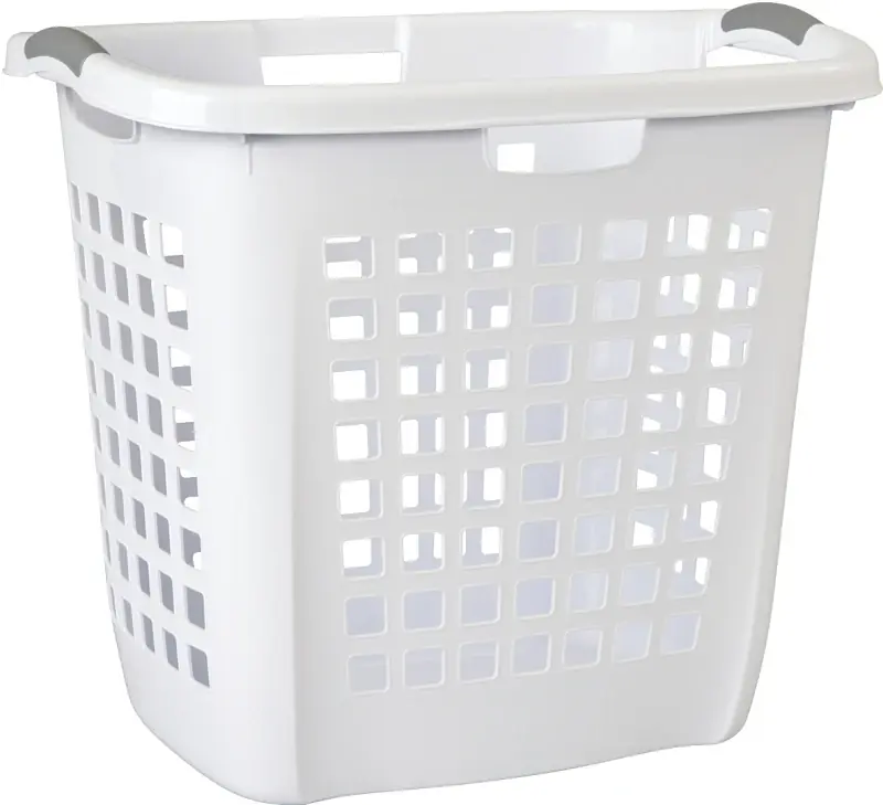 Ultra Easy Carry Hamper, White, 19-7/8-In.