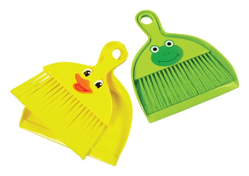 Diamond Visions 5.5 In. W Broom With Dustpan
