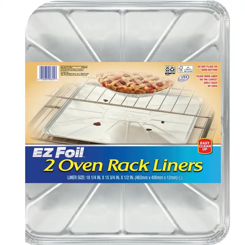 Hefty EZ Foil 15-3/4 In. W X 18-1/4 In. L Oven Liner Silver 2 Pk