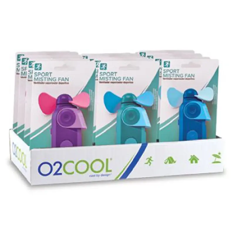 O2Cool 4.72 In. H X 3 In. D 1 Speed Misting Fan