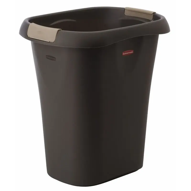 FG5L6100Bla Wastebasket 21-qt - Black- Pack Of 6