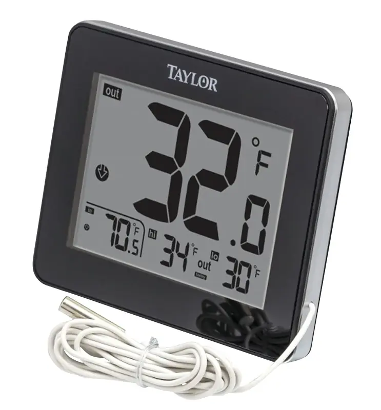Indoor/Outdoor Thermometer, Wired Probe