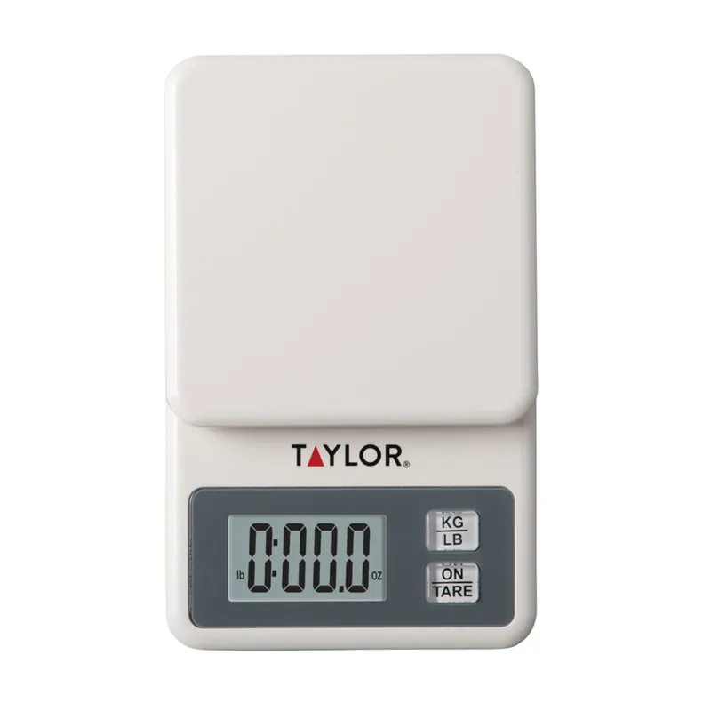 Compact Digital Kitchen Scale, White, 11-Lb. Capacity