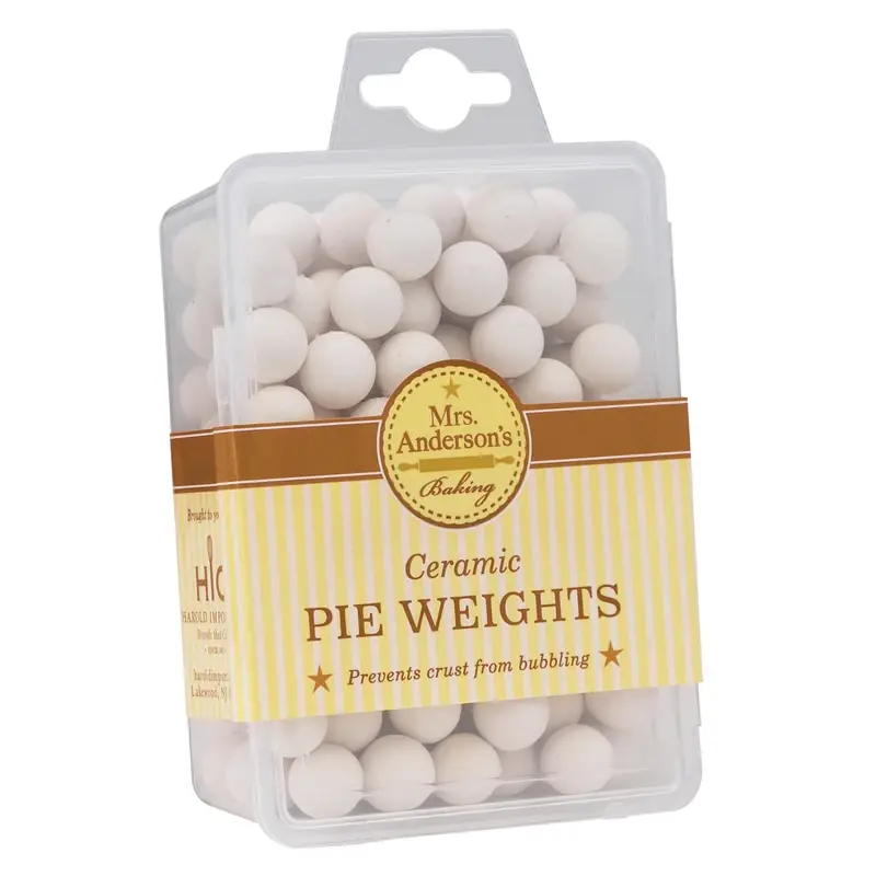 Harold Import Mrs. Anderson‘s White Ceramic Baking Weight Pie Beans