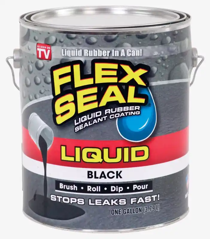 128-fl Oz Black Liquid Rubberized Coating - Model Lfsblkr01