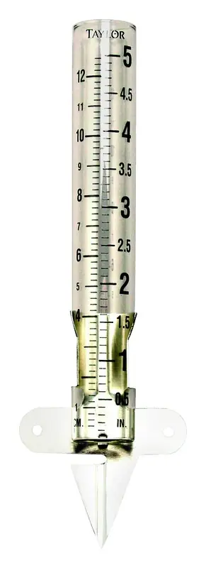 Glass Rain Gauge, 5-In.