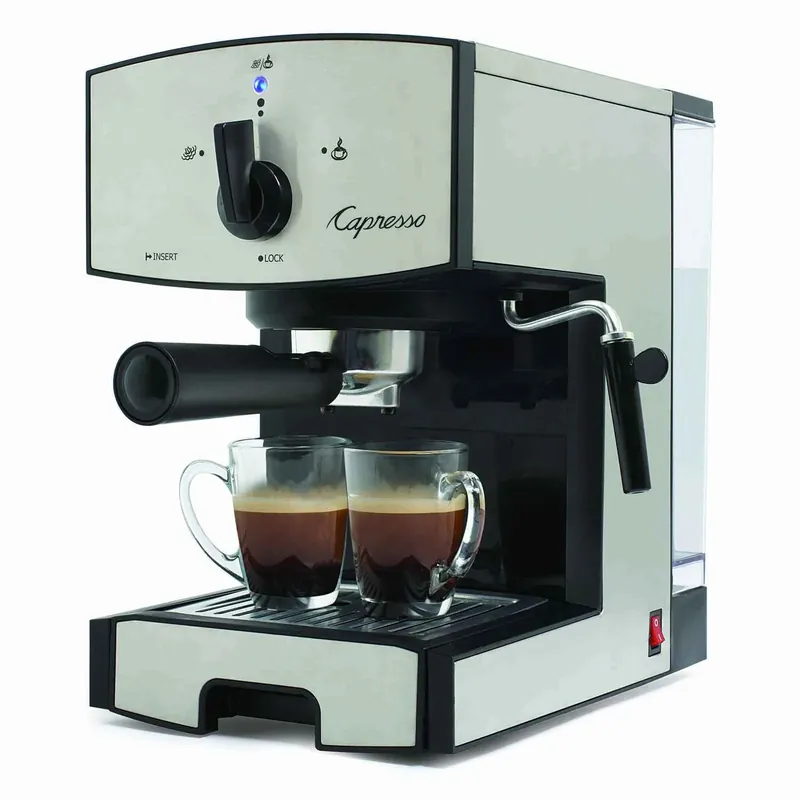 42 Oz Black/silver Coffee & Espresso Maker Model 117.05