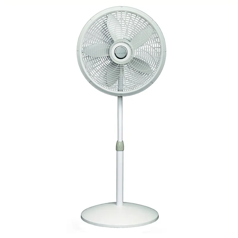Oscillating Pedestal Fan, Adjustable Height, 18 In.