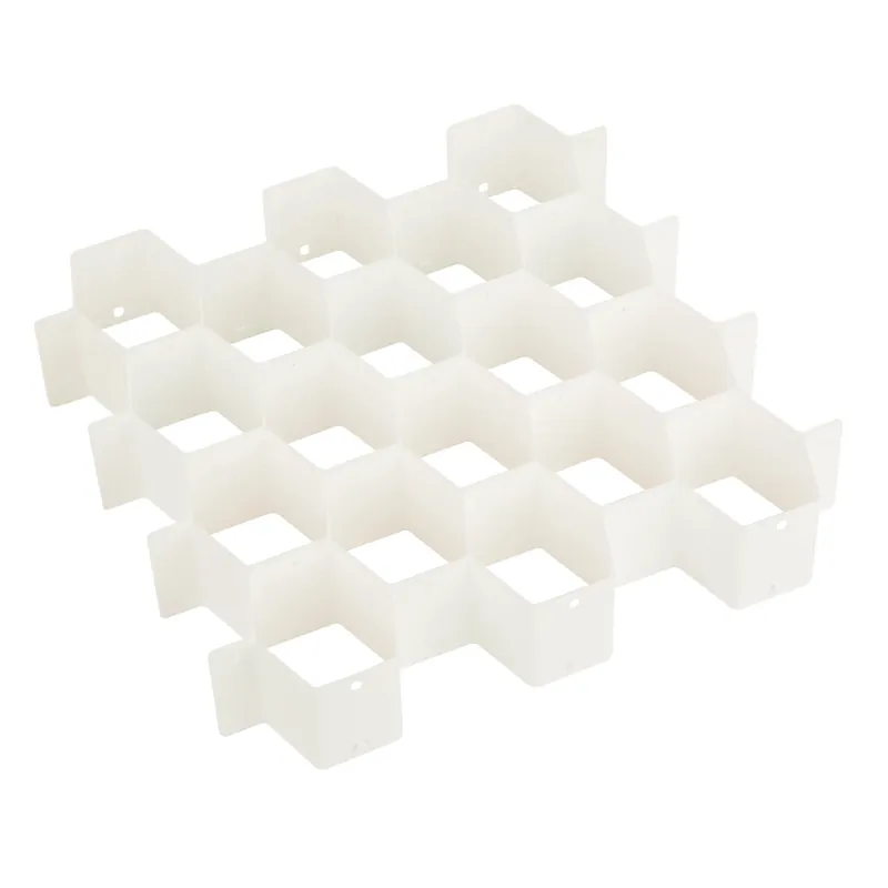 2.7 In. H X 13.4 In. W X 15 In. D Plastic Adjustable Drawer Organizer