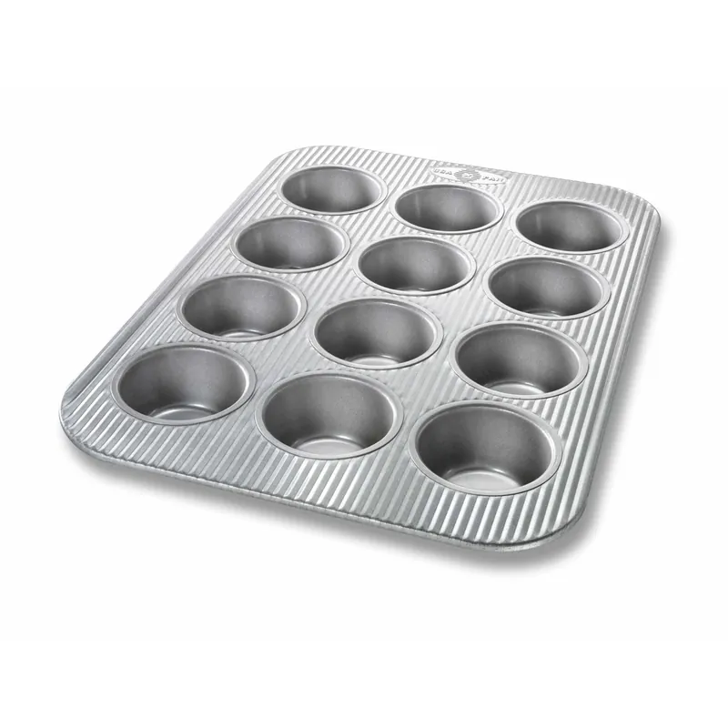 USA Pan 11-1/8 In. W X 15-3/4 In. L Muffin Pan Silver