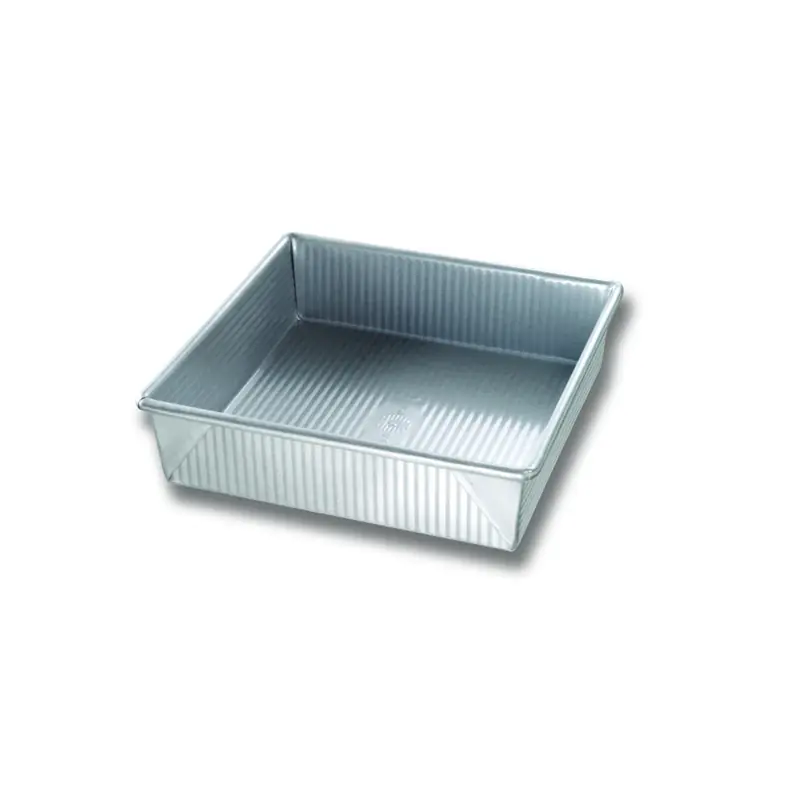 USA Pan 9.5 In. W X 9-1/2 In. L Cake Pan Silver 1 Pk