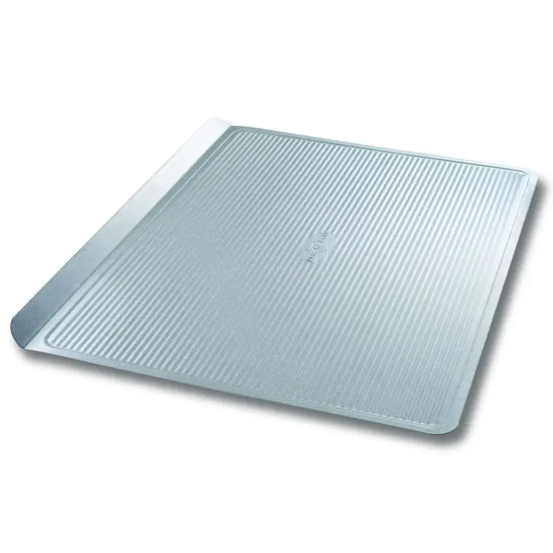USA Pan 12-1/4 In. W X 17 In. L Cookie Sheet Silver 1 Pk