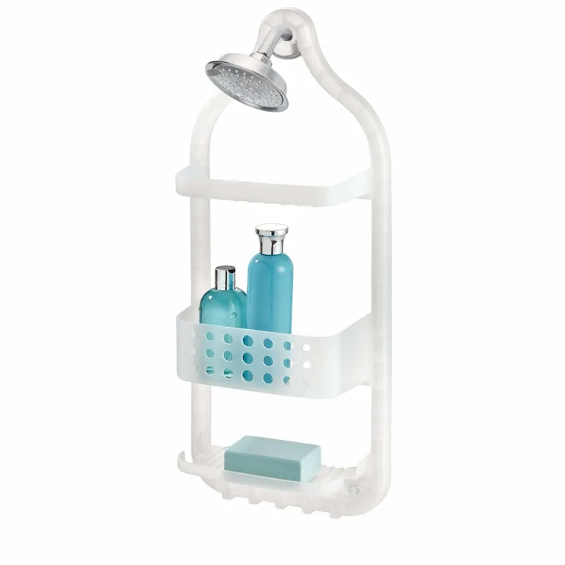 SHOWER CADDY PLSTC FROST