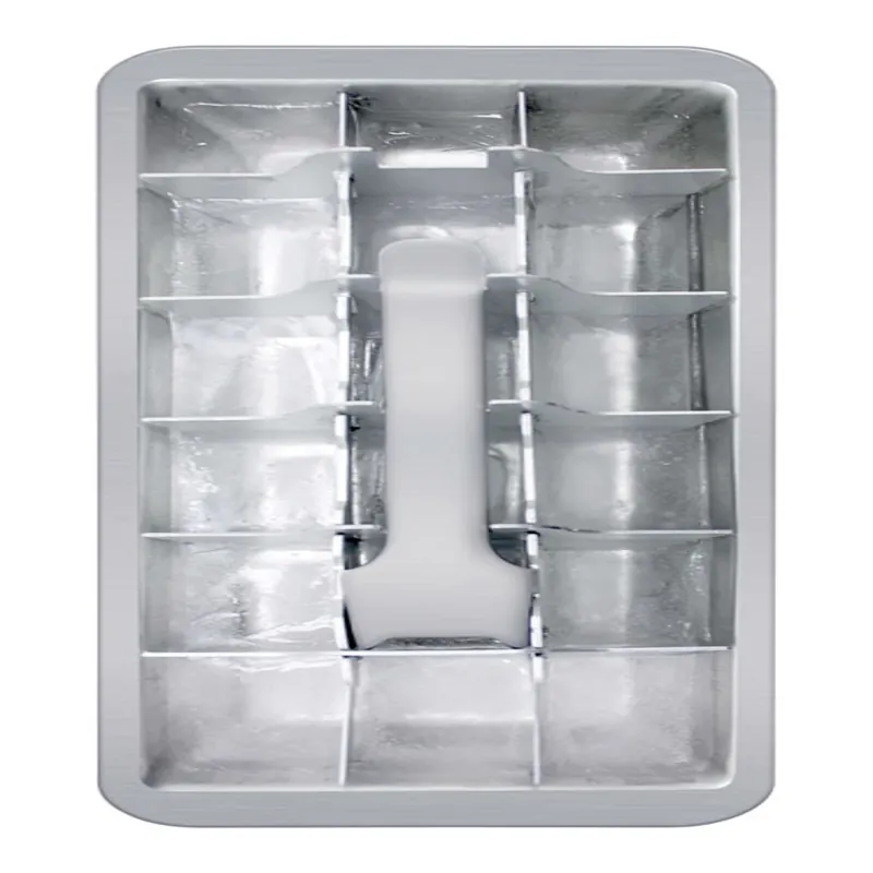 Harold Import Silver Aluminum Ice Cube Tray 6.5 Oz