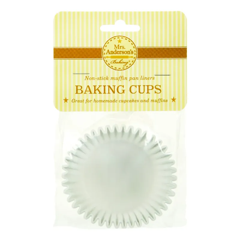 Mrs. Anderson‘s Baking Texas Size Muffin Cups White 24