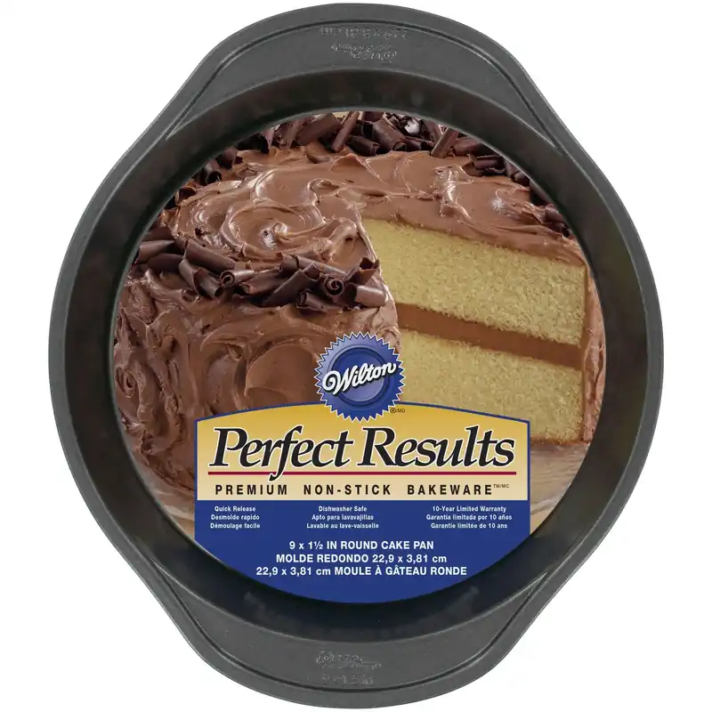 Wilton Premium 9 In. W X 9 In. L Round Cake Pan Gray 1 Pk