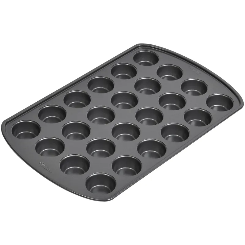 Mini Muffin Pan, Non-Stick, 24-Cup