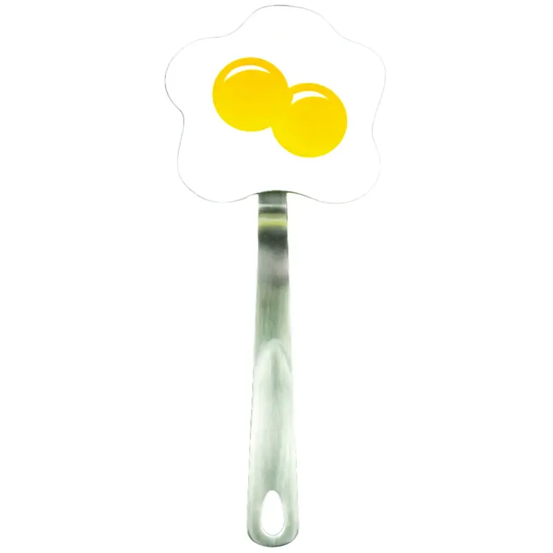 Spatulart White And Yellow Nylon/stainless Steel Egg Turner 13.25 In.