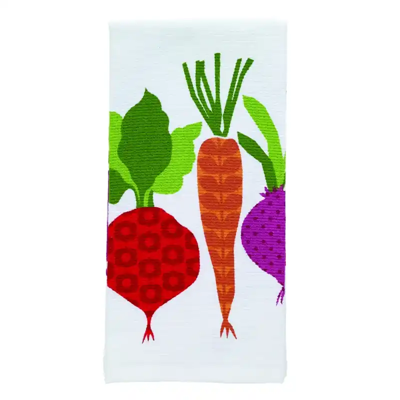 T-Fal Multicolored Cotton Veggies Kitchen Towel 1 Pk