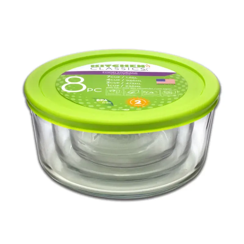Kitchen Classics Clear Food Storage Container Set 4 Pk