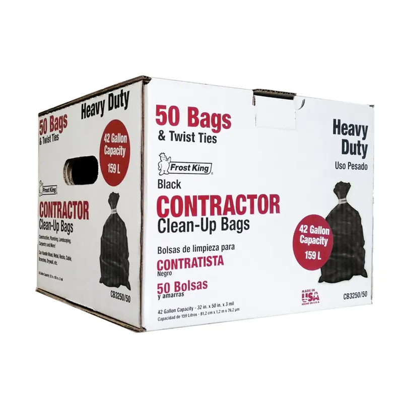 Frost King 42 Gal Contractor Bags Twist Tie 50 Pk