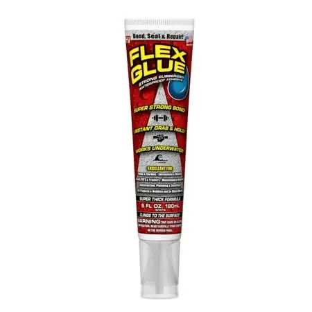 Flex Glue White 6 Ounce Tube For Strong Adhesive Bonding