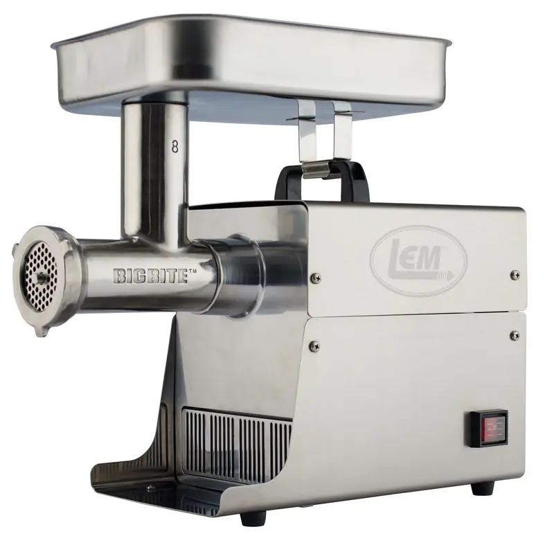 Bigbite 8 Electric Stainless Steel Meat Grinder 0.5 Hp With Accessories