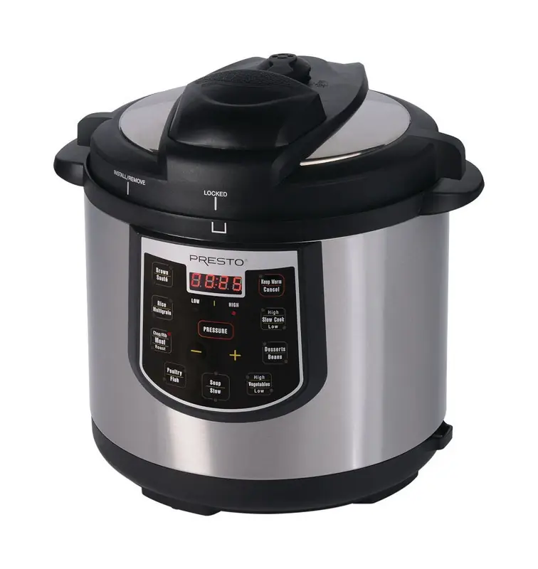 6 Quart Aluminum Electric Pressure Cooker With Digital Controls - Model 02141