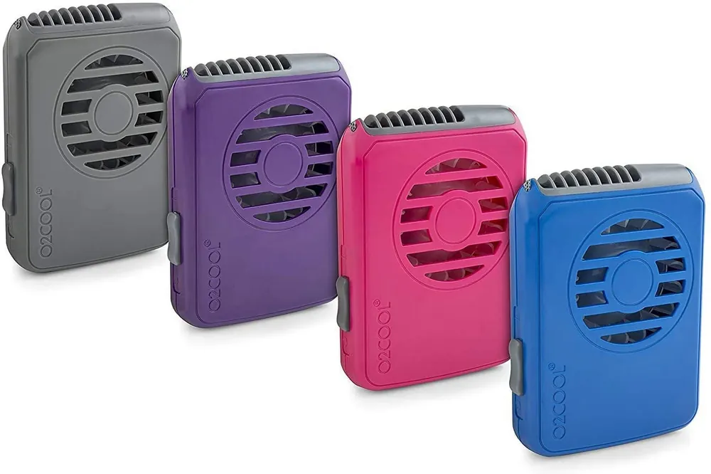 O2Cool Deluxe Necklace 6.69 In. H X 2.5 In. D 1 Speed Personal Fan