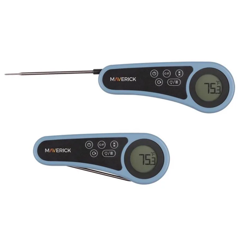 Pt-55 Digital Waterproof Meat Thermometer - Blue, 572°f Max Temperature