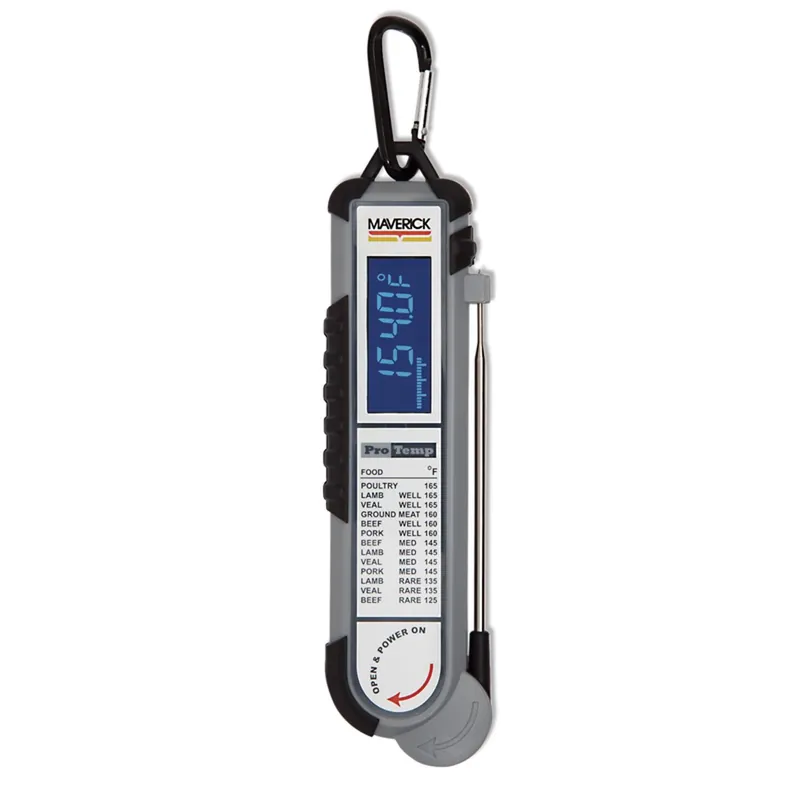 Pro-temp Digital Meat Thermometer Pt-100bbq Stainless Steel 450°f