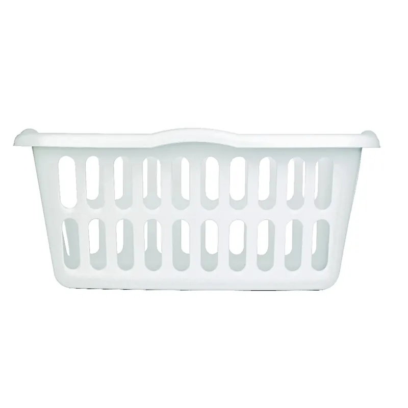1.5 Bushel Rectangular Laundry Basket - Durable Plastic, Assorted Colors