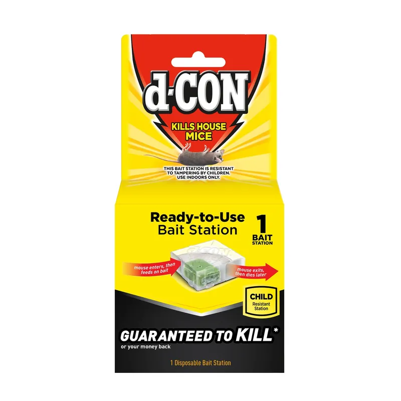 D-CON Bait Station And Bait Packs For Mice 1 Pk