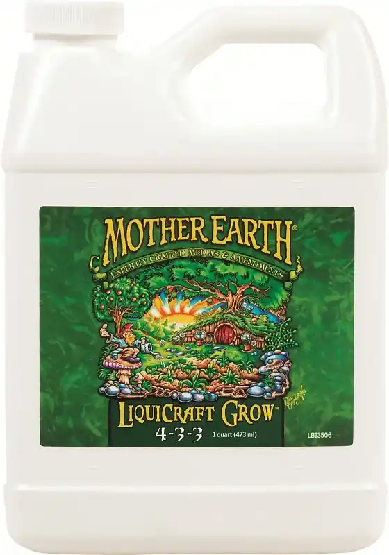 Liquicraft Grow All Plant 4-3-3 Hydroponic Fertilizer 1 Quart