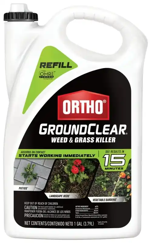 GroundClear Weed & Grass Killer Refill, Ready-to-Use, 1 Gallon