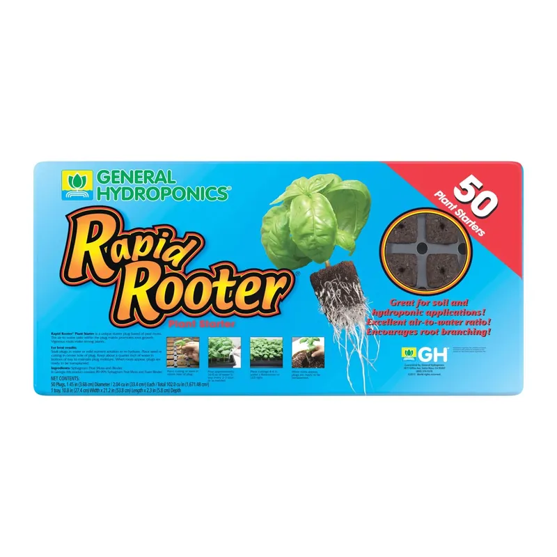 General Hydroponics Rapid Rooter Seed Starting Grow Plugs