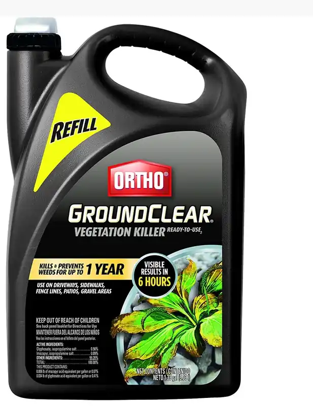 GroundClear Vegetation Killer With Spray Wand, Ready-to-Use 1.33-Gallon