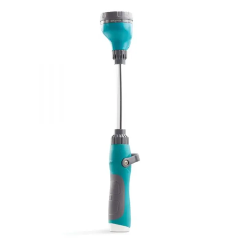 8 Pattern Adjustable Zinc Watering Wand 25 In. With Thumb Control