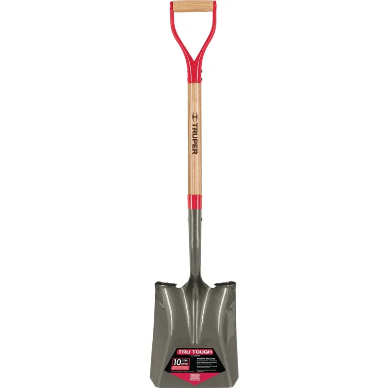 Tru Tough 30 In. Wood D-handle Square Point Shovel - Model Pcy-e