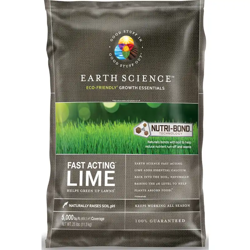 Fast Acting Lawn & Garden Lime, 25 Lbs., Covers 5,000 Sq. Ft.