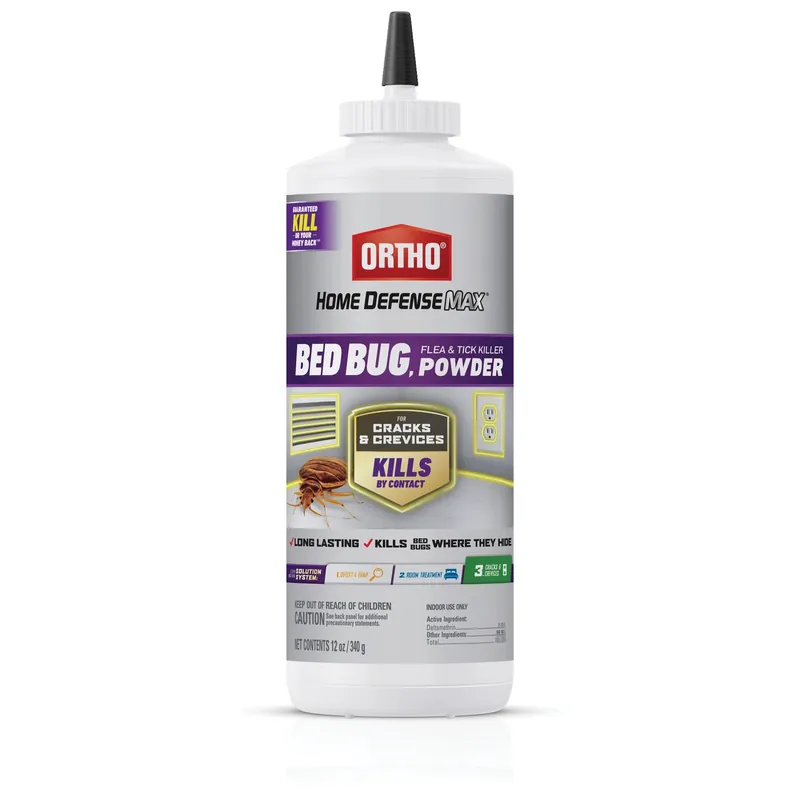 Home Defense Max 12 Oz. Powder Bed Bug, Flea & Tick Killer
