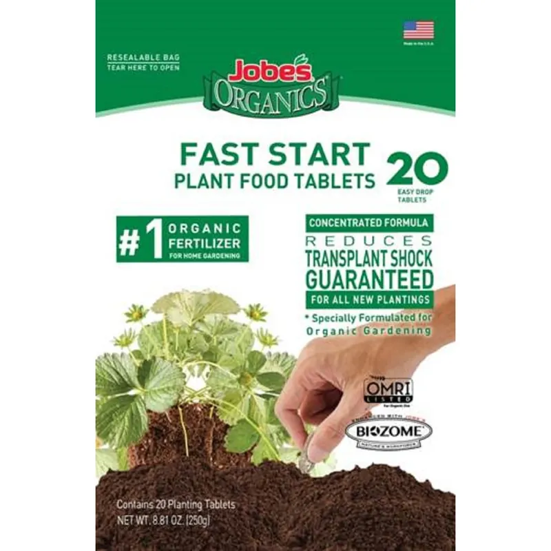 Jobe‘s Organic Tablets Plant Food 20 Pk