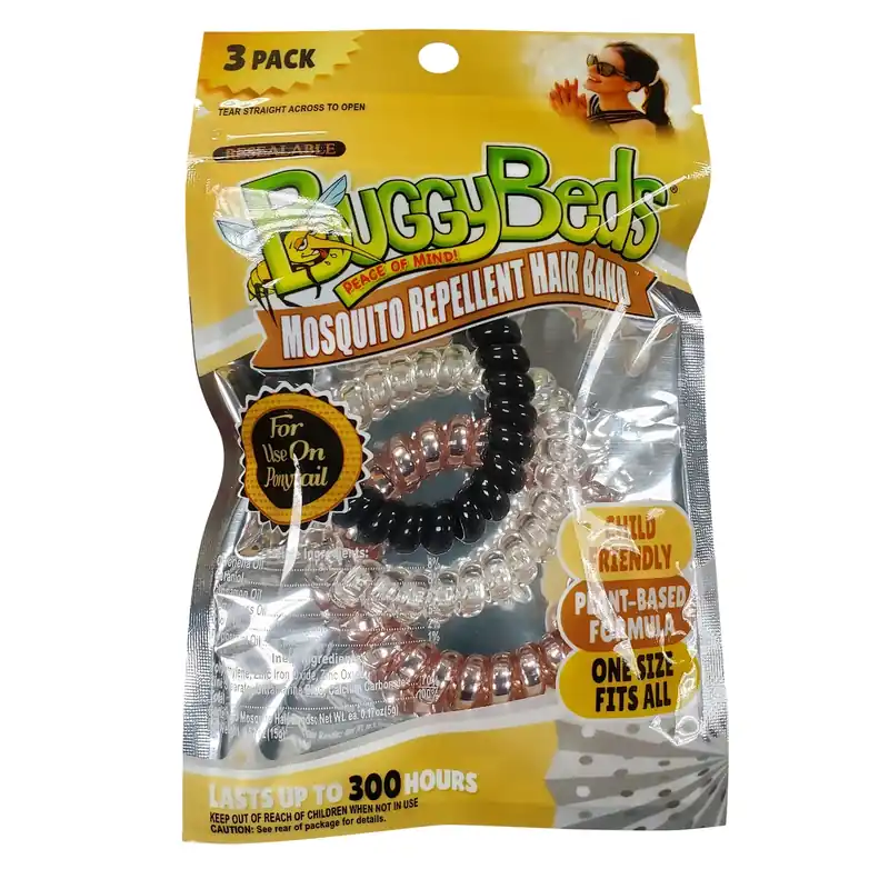 Hf4030 Mosquito Repellent Hair Band - Organic Plant-based Protection
