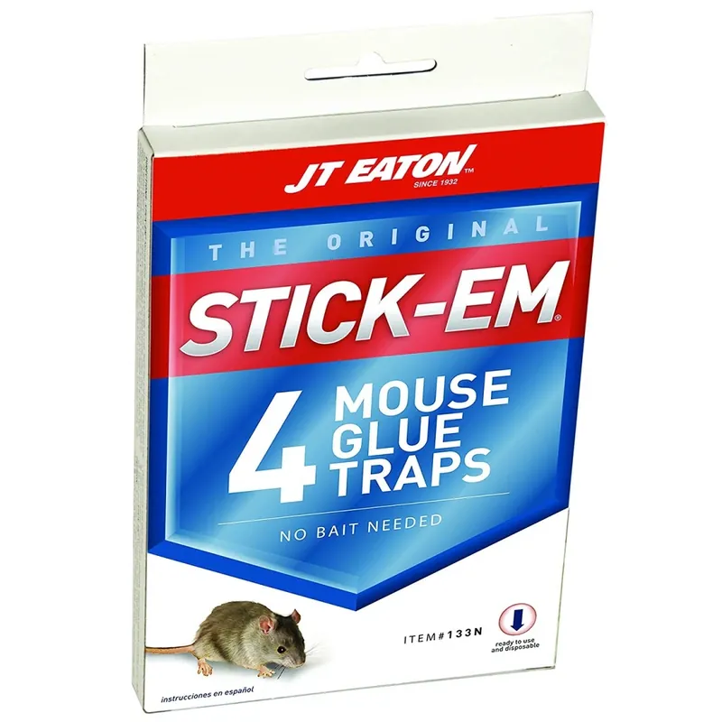 JT Eaton Stick-Em Glue Covered Mouse Trap (3-Pack)