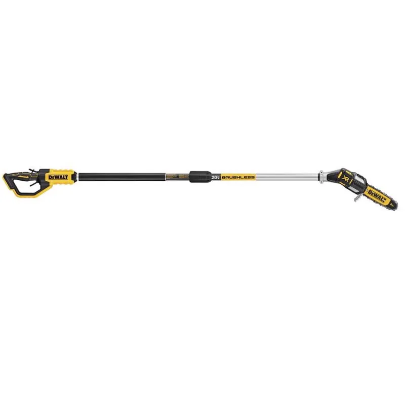 20-Volt 8 In. Cordless Pole Saw, Brushless Motor, 10 Ft. Pole, TOOL ONLY
