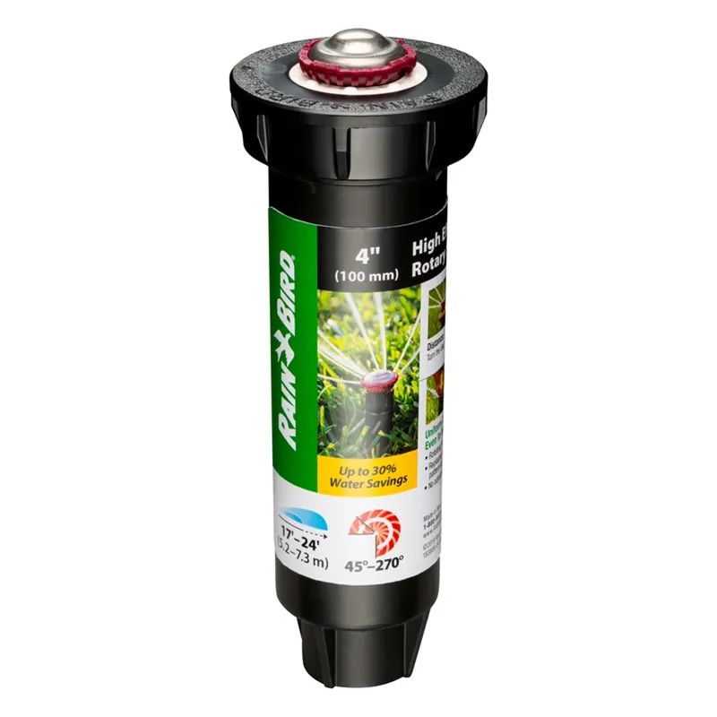Underground Sprinkler Head, Adjustable Pattern, 4-In. Pop Up, 17-24-Ft. Spray