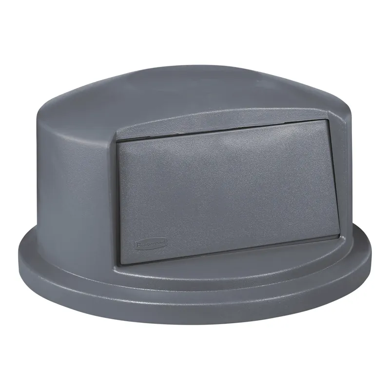 Brute 44 Gallon Gray Resin Dome Top Lid For Trash Cans