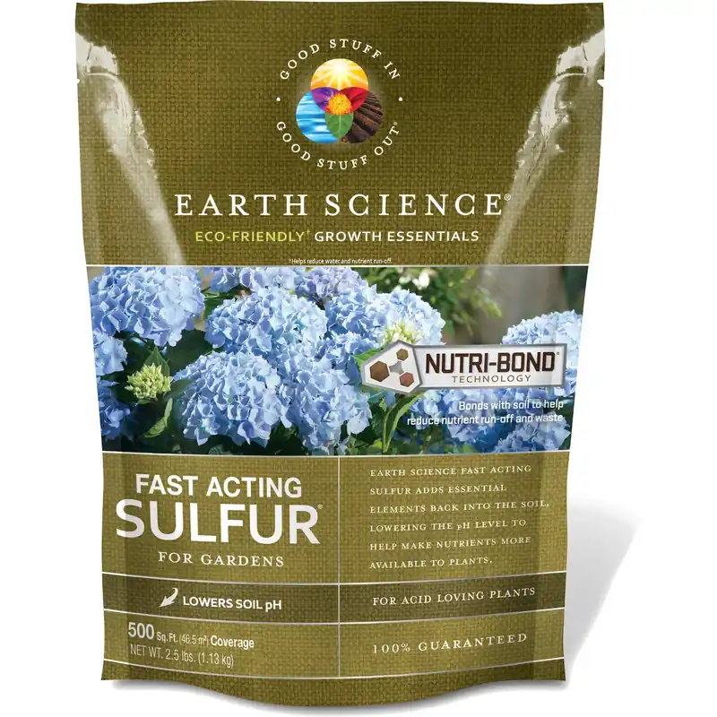 Growth Essentials Garden FA Sulfur, 500 Sq. Ft. Coverage, 2.5 Lbs.